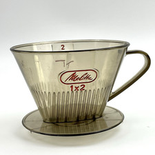 Melitta Kaffeefilter 1x2 | Braun Transparent | 2 Tassen | Vintage Handfilter