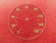 Wartburg 311 313 Tachoscheibe Scheibe Tachometer Goldpunkt 160 km/h SW10437