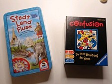 Stadt, Land, Fluss Spiel (Originalverpackt) + Confusion Spiel