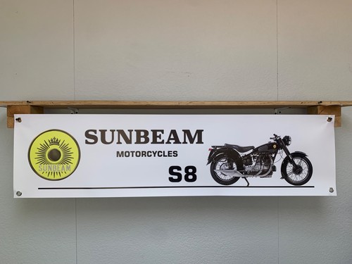 Sunbeam motorrad banner - sunbeam, s8