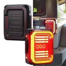 Für Jeep Wrangler JK JKU 2007-2017 LED Rückleuchten Bremslicht Gelb Blinker PAAR