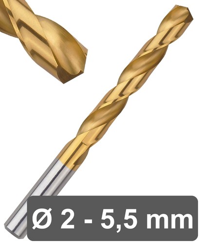 Vhm tin spiralbohrer - tin,