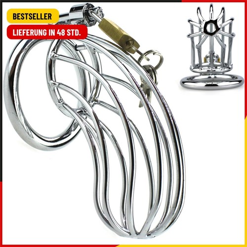 Male chastity cage penis - chastity, 11cm