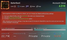 Steam Account mit 66 spielen