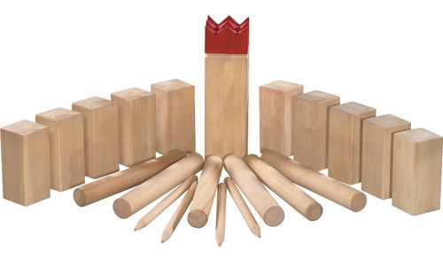 Kubb hochwertiges wurf spiel - hochwertiges, wurf-spiel