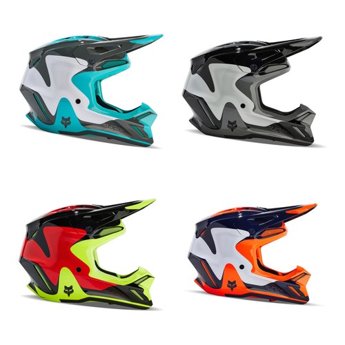 Motocross helm fox revise - fox, v3