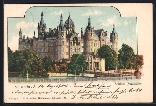 Ansichtskarte schwerin - schwerin, /