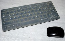 AB12S 2,4GHz Funk Mini Tastatur Maus Kabellos layouts DE Schwarz
