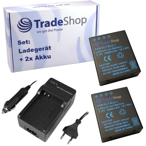 Akku ladegerät mit - +,