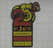 25 JAHRE GUGGENMUSIK SCHLOMPT REIDEN / SCHWEIZ ................ Musik-Pin (112c)