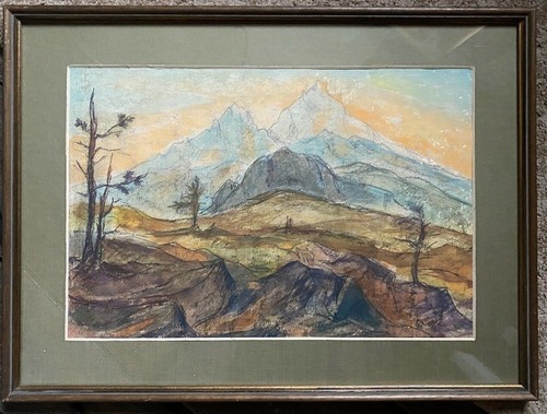 Gemälde am watzmann 1957 - ::gemÄlde, °am