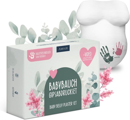 Gipsabdruck babybauch set - set,