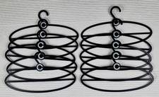 10Stk. Bügel Schalbügel Tuchhalter Tuchbügel Schalring Krawattenhalter oval 24cm