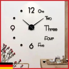 DIY Wand Uhr Wohnzimmer