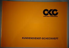 Scheckheft / Serviceheft