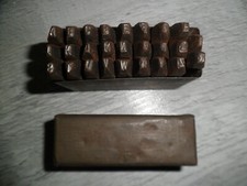 Alte Schlagzahlen 3 mm Oldtimer Schlagstempel Stempel (F 1)