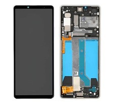 100% Original Sony Xperia 10 IV OLED Display Touchscreen Bildschirm Rahmen Weiß
