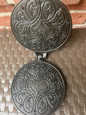 Jötul Waffeleisen Krumcake Guss Bakelit Griff hitzeresistent