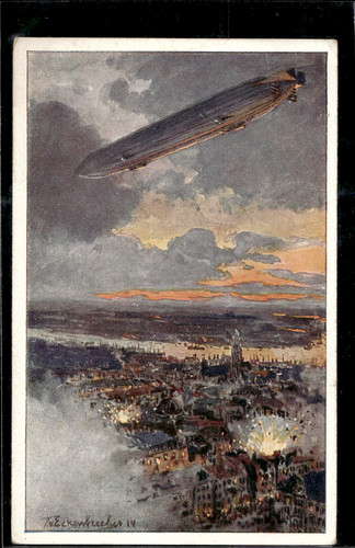 Zeppelin über antwerpen - über,