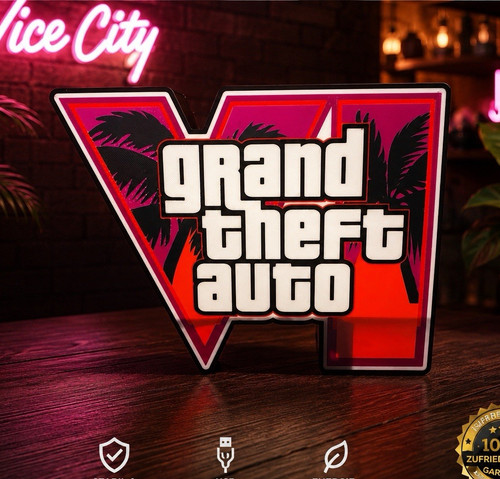 Grand theft auto lampe - theft, usb