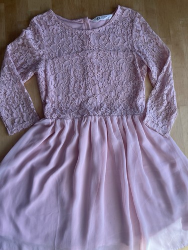 Spitzenkleid rosa mädchen - rosa,