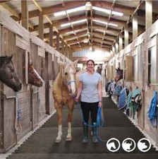 Puzzle-Stallmatte aus Gummi