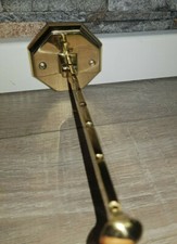 Klapphaken Landhaus Design Kleiderlüfter Garderobe Haken edel Messing Ampelhaken