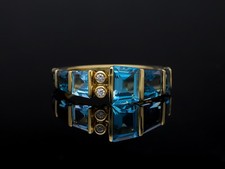 Brillanten Topase Ring 4,43