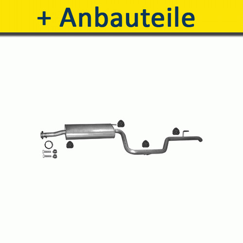 Endtopf auspuff für mercedes - endtopf,
