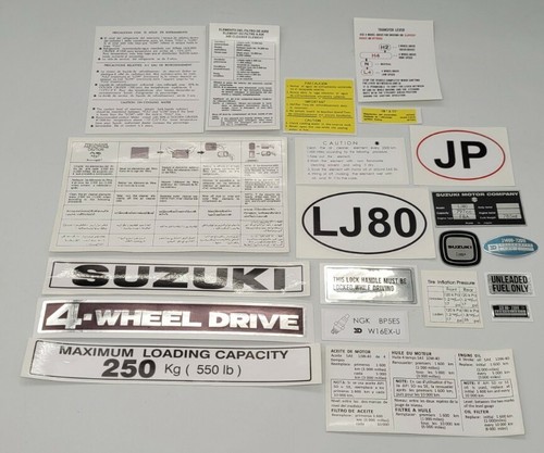 Suzuki lj80 aufkleber - suzuki,