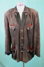 Urige Leder Trachten Janker Gr