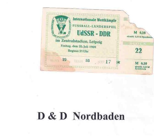 Ticket eintrittskarte 1969 - /,