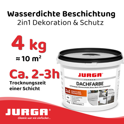 Jurga dachfarbe weiß kg - dachfarbe,
