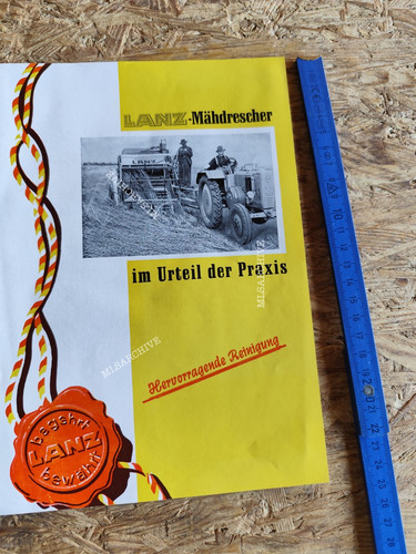 Lanz mähdrescher urteil - lanz, der
