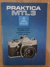 DDR Bedienungsanleitung manual Praktica MTL 3 Pentacon Anleitung Fotoapparat 