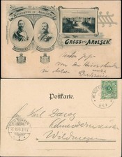 Bad Arolsen Kaisertag Kaiser Wilhelm Fürdt Friedrich Schloss 1899