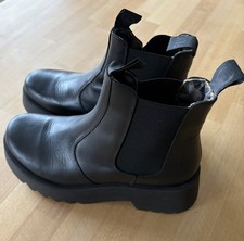 Plateau Stiefeletten Schwarz
