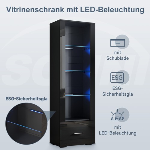 Led vitrine sideboard - led,