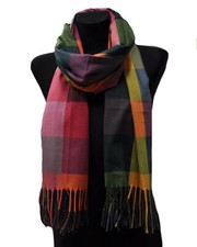 Warme Winter Lang Schal Karo Kariert Halstuch Halstücher Damenschal Tuch Stola