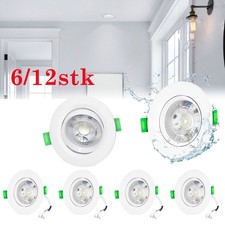 LED Einbaustrahler Flach