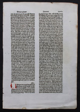 INKUNABEL,BIBLIA GERMANICA,8.DEUTSCHE BIBEL,JEREMIAS,ANTON SORG,AUGSBURG,1480...
