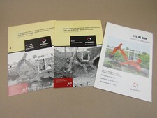 3x Prospekt Schaeff HS 41 MM Schreitbagger Vielzweck-Mobilgerät wohl 90er Jahre