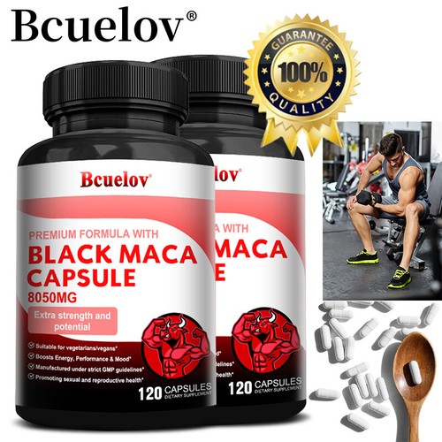 Schwarze maca kapseln - schwarze, –