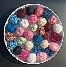 Wollreste zum Basteln Stricken