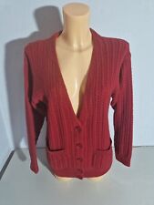 LACOSTE Damen Strickjacke  Cardigan  Gr. XS / S  rot  mit Kaschmir  ungetragen !
