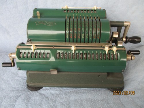 Walther rechenmaschine 50er - walther,