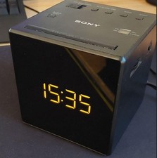 SONY ICF-C1 Radio-Uhr, Analog Tuner, Schwarz Radiowecker