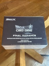 🔥 Dragonball Super Card Game Final Radiance Zenkai Starter Deck Case OVP 🔥