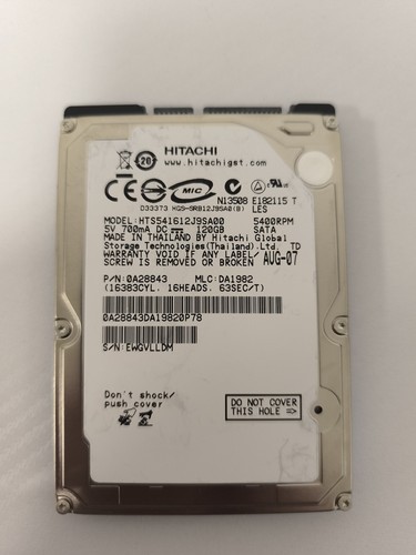 Hitachi hdd 120 sata - hdd,