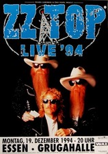 ZZ TOP - 1994 - Plakat - Live